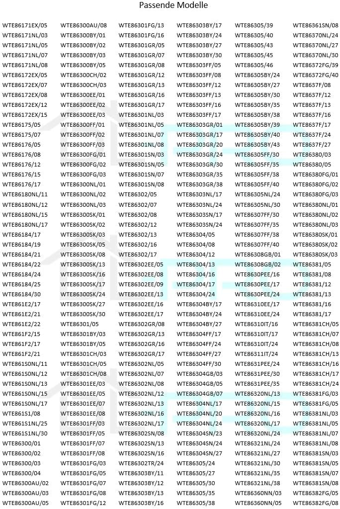 Bosch Siemens Neff Constructa - poignée sèche-linge 225x70x45mm plastique blanc - 00644221