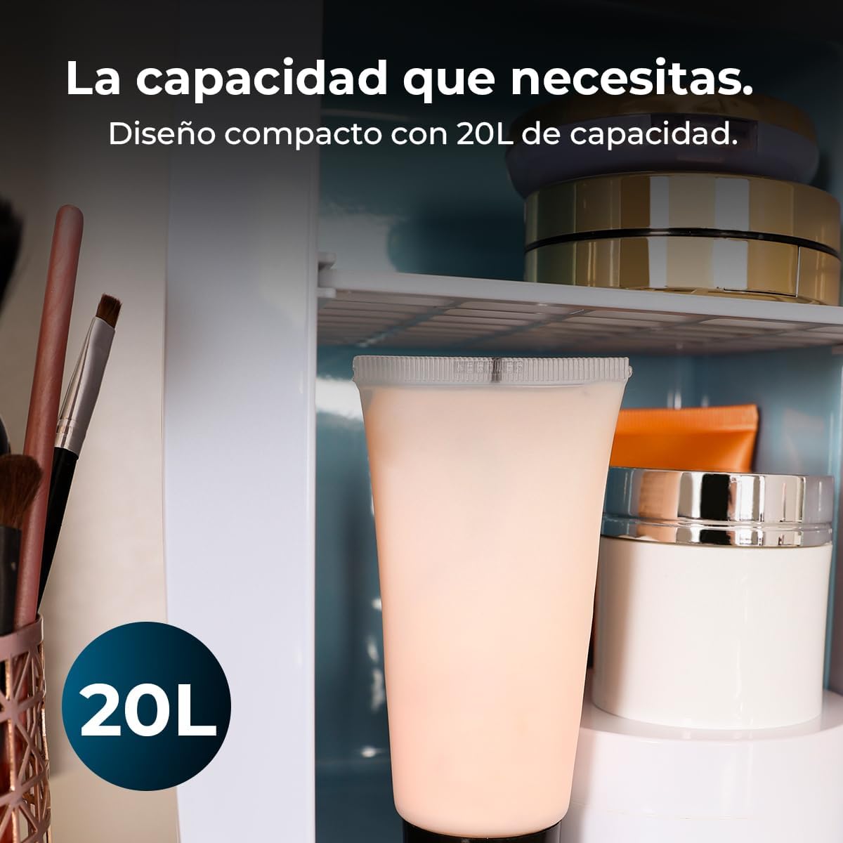 Cecotec - MiniCooling Bahamas Pink - 20L - refroidit 7°C, chauffe 65°C, 12V/220V, compact