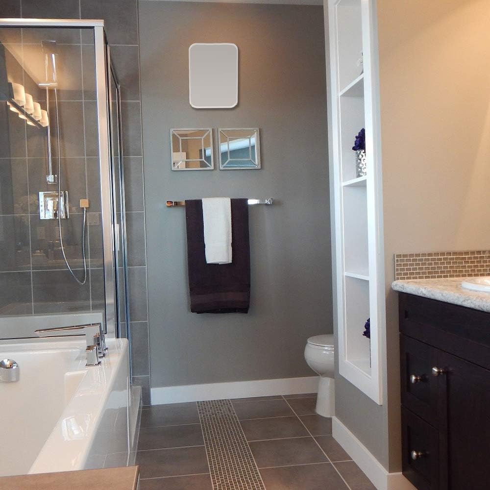 YEAKE - miroir de maquillage, 20,3 cm, support métal, réglable 90°, portable