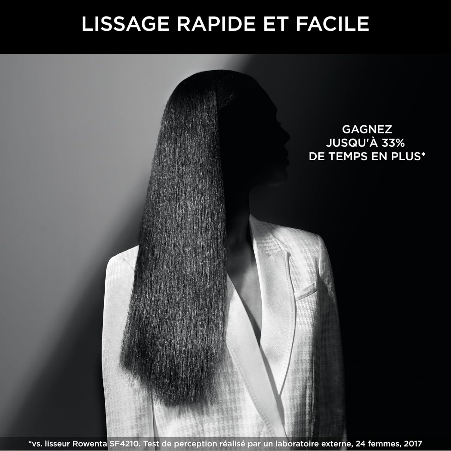 Rowenta - Power Straight Karl Lagerfeld - lissage facile cheveux épais - CF582LF0