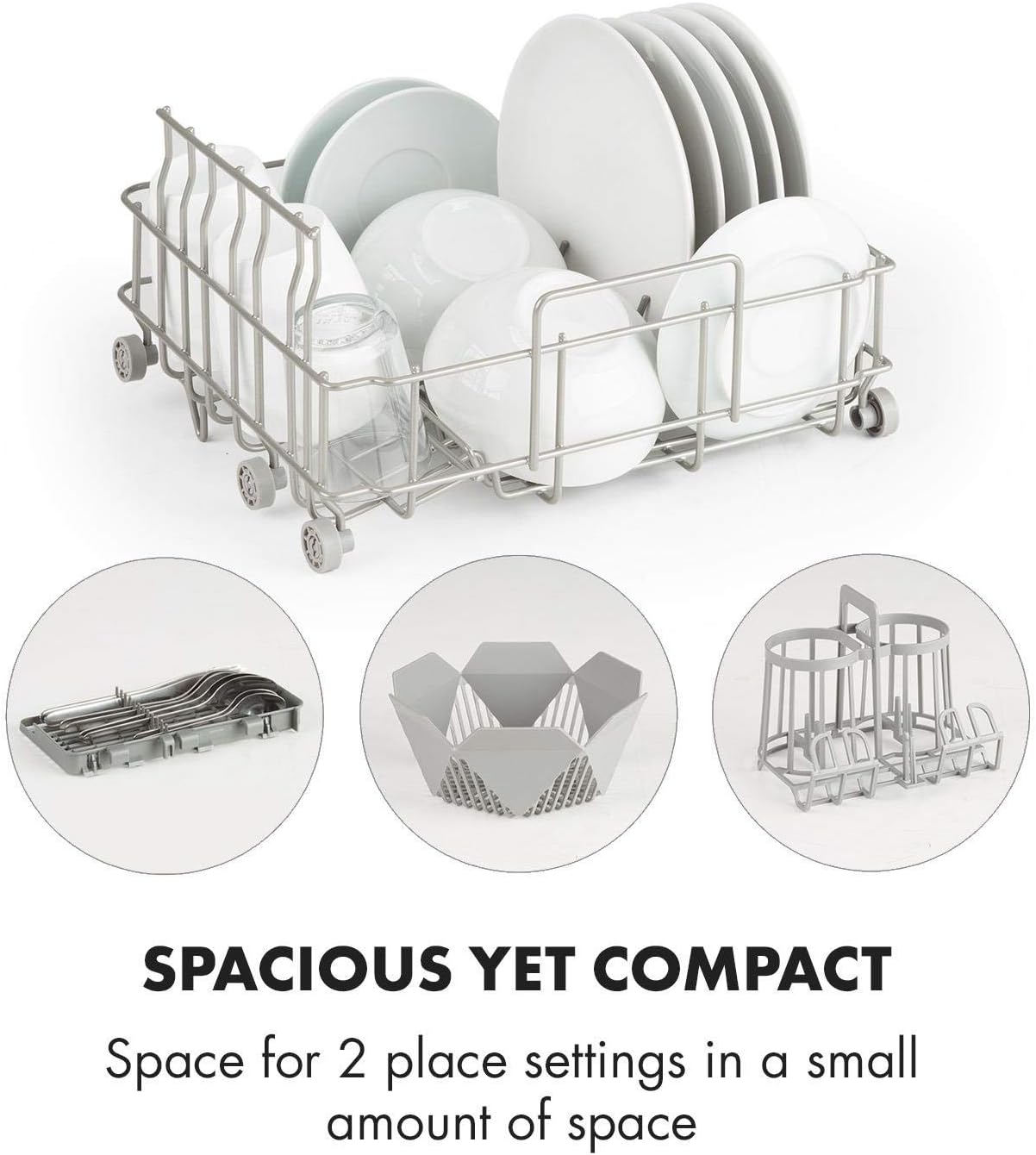 Klarstein - Amazonia Mini - compact, 7 programmes, 5L, silencieux, digital, bleu