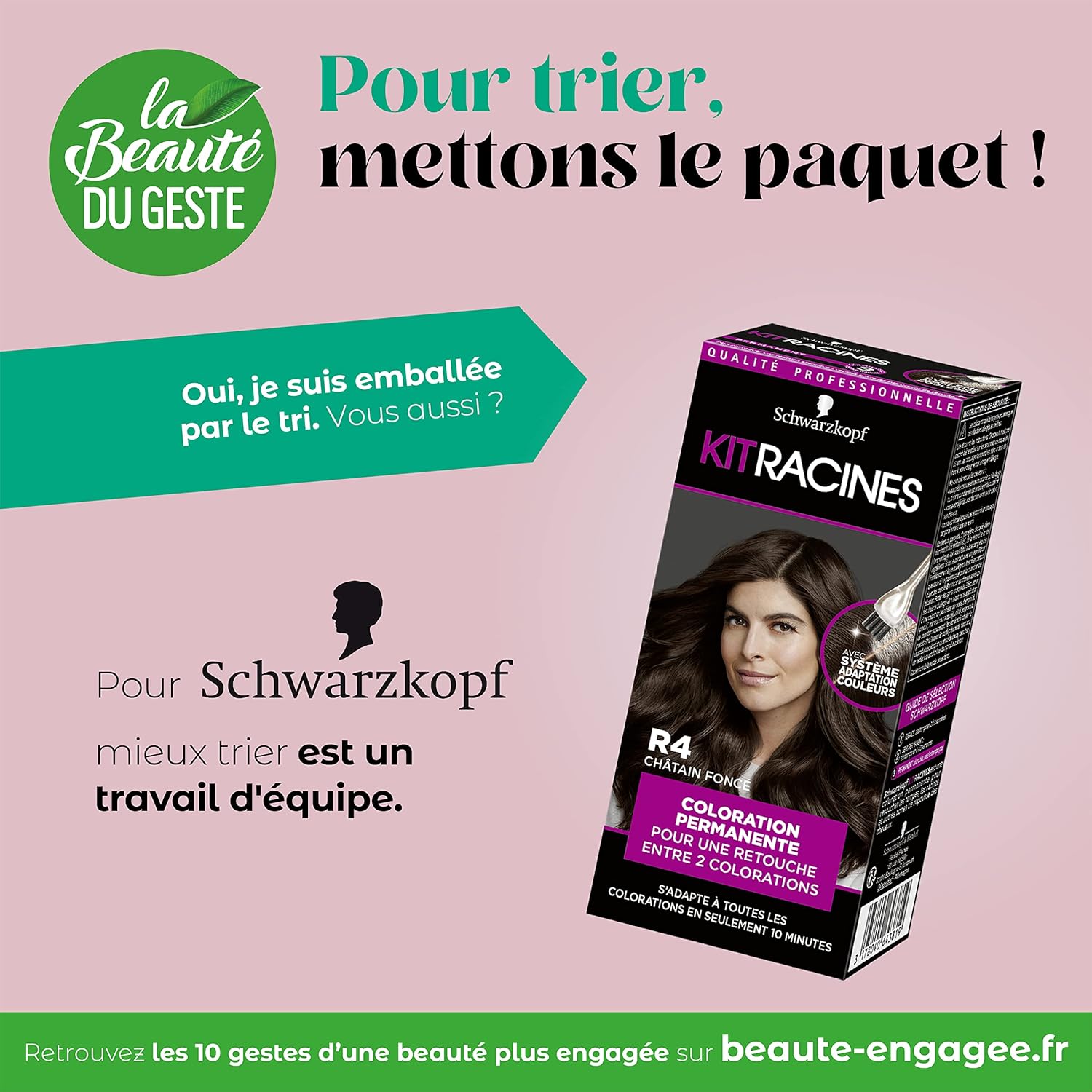 Schwarzkopf - Kit Racines - retouche racines nourrissante - lot de 3 - Châtain clair à châtain