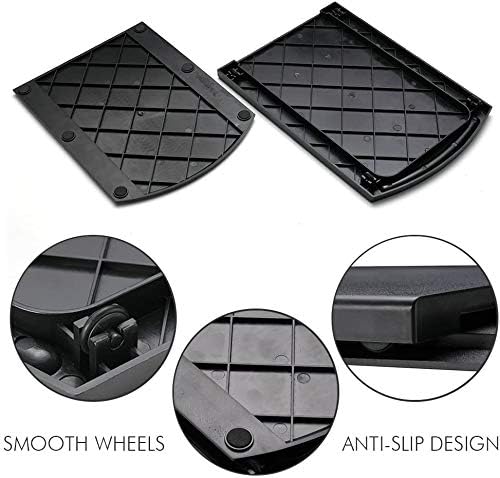 Tapis à glissière de cuisine - plateau coulissant 30 cm, sans BPA, gris