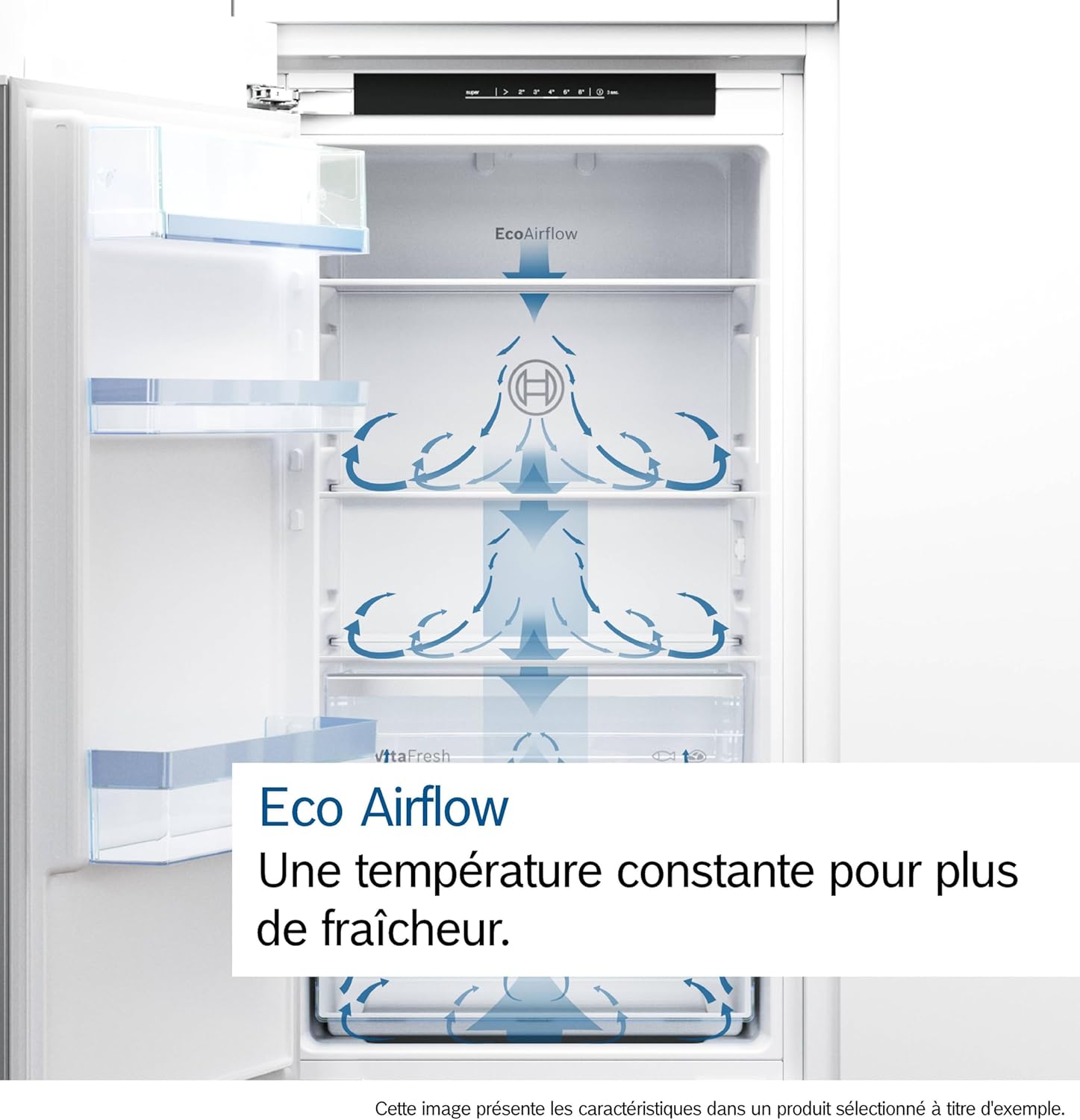 Bosch - KIR41NSE0 Série 2 - 122,1x54,1 cm - réfrigérateur encastrable 204L KIR41NSE0