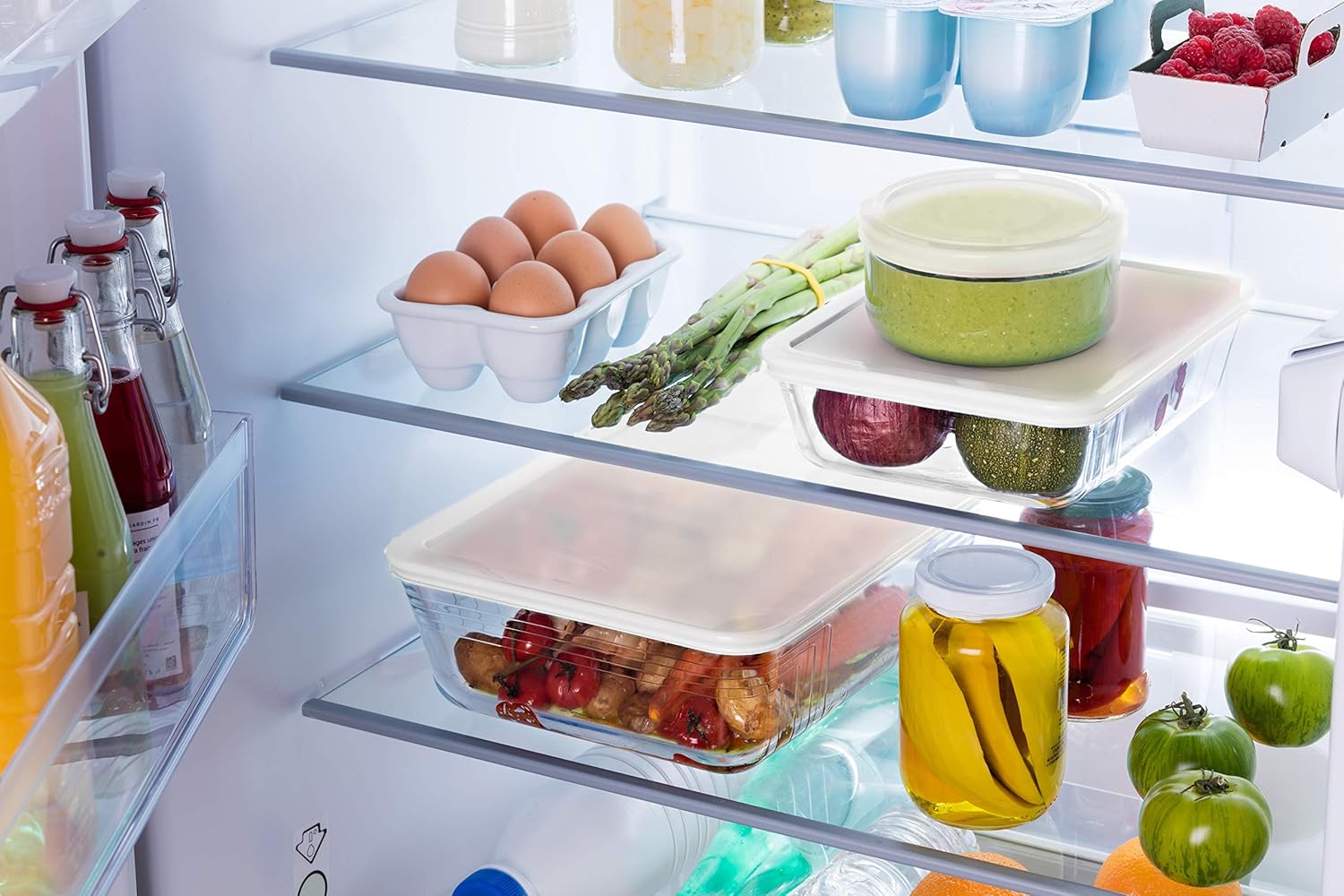 Pyrex - Cook & Freeze - 19x14 cm - plat verre avec couvercle, lot de 2, 0.80 L