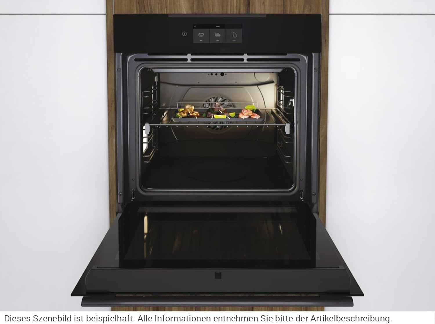 Haier - I-TOUCH Série 4 - 60 cm - four pyrolyse Wi-Fi, 14 fonctions - HWO60SM5T9BHD