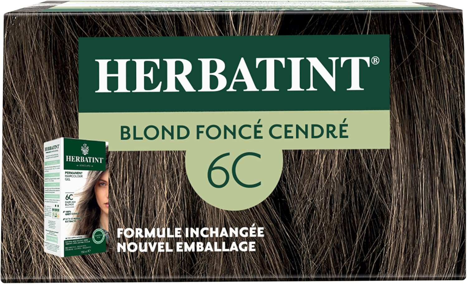 Herbatint - Soin Colorant Cheveux, 170ml, Sans Ammoniaque, 6C