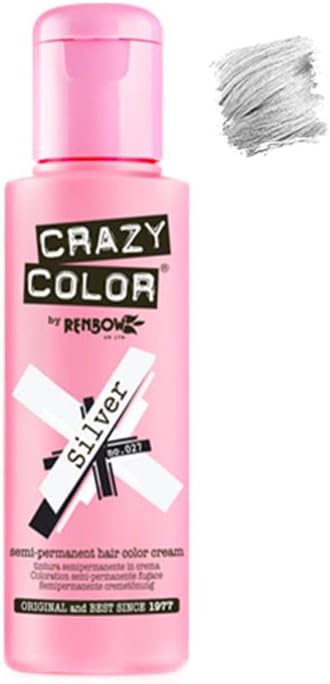 Crazy Color - Silver Series - 100ml - crème colorante argent 027