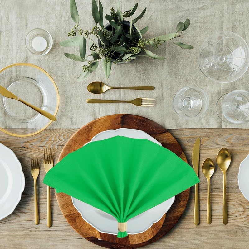 Sweet Needle - Lot de 12 serviettes 45x45 cm 100% coton épaisses