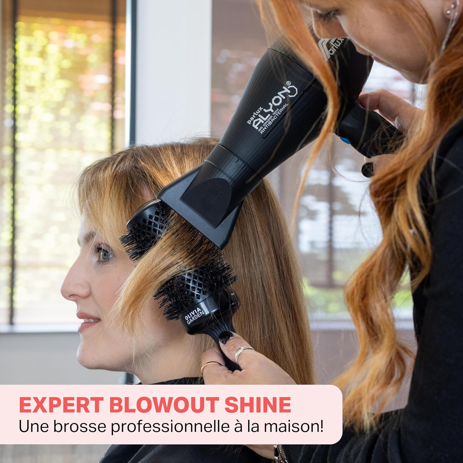 Olivia Garden - Expert Blowout Shine - brosse ronde céramique antistatique brushing sans frisottis