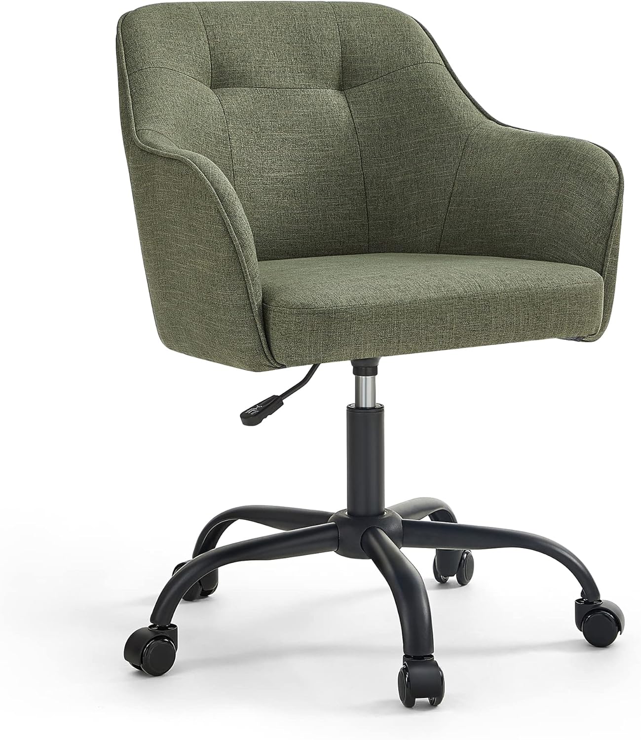 SONGMICS - fauteuil ergonomique - tissu coton-lin - acier, 110kg, réglable - OBG019C01