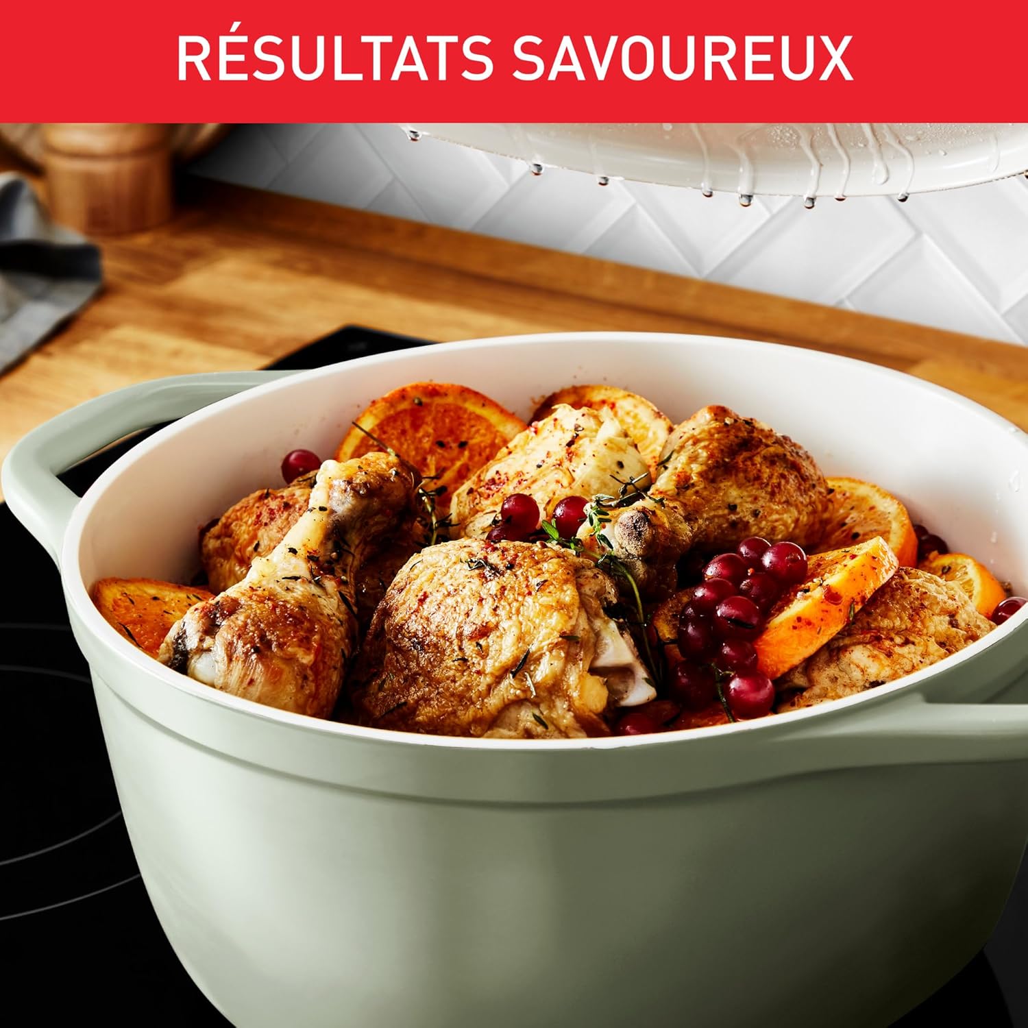 Tefal - Air Soft Light - 24cm - fonte aluminium, induction, céramique, E2664625