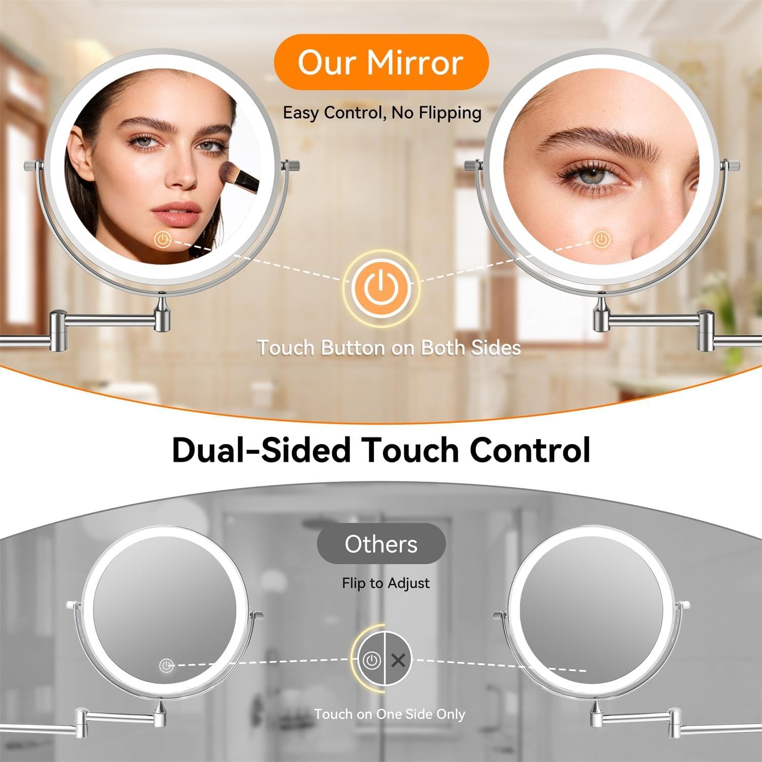 Auxmir - miroir mural 8