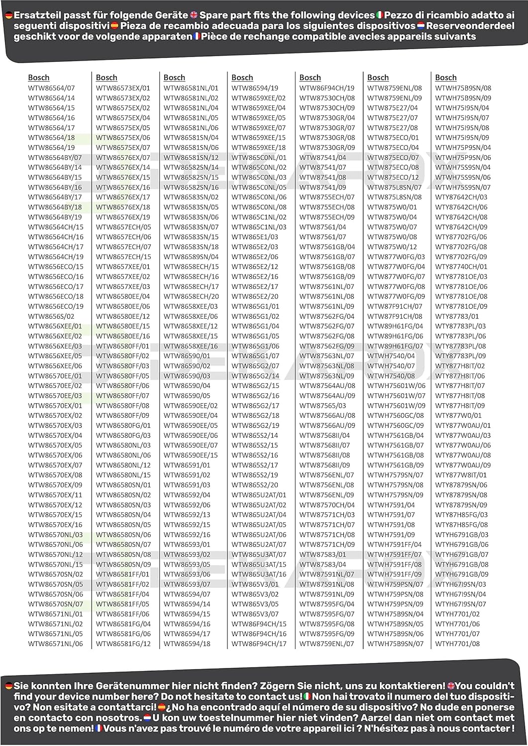 Bosch Siemens - série Avantixx iQ300-700 - clapet entretien 6 vis - pour échangeur de chaleur 00646776