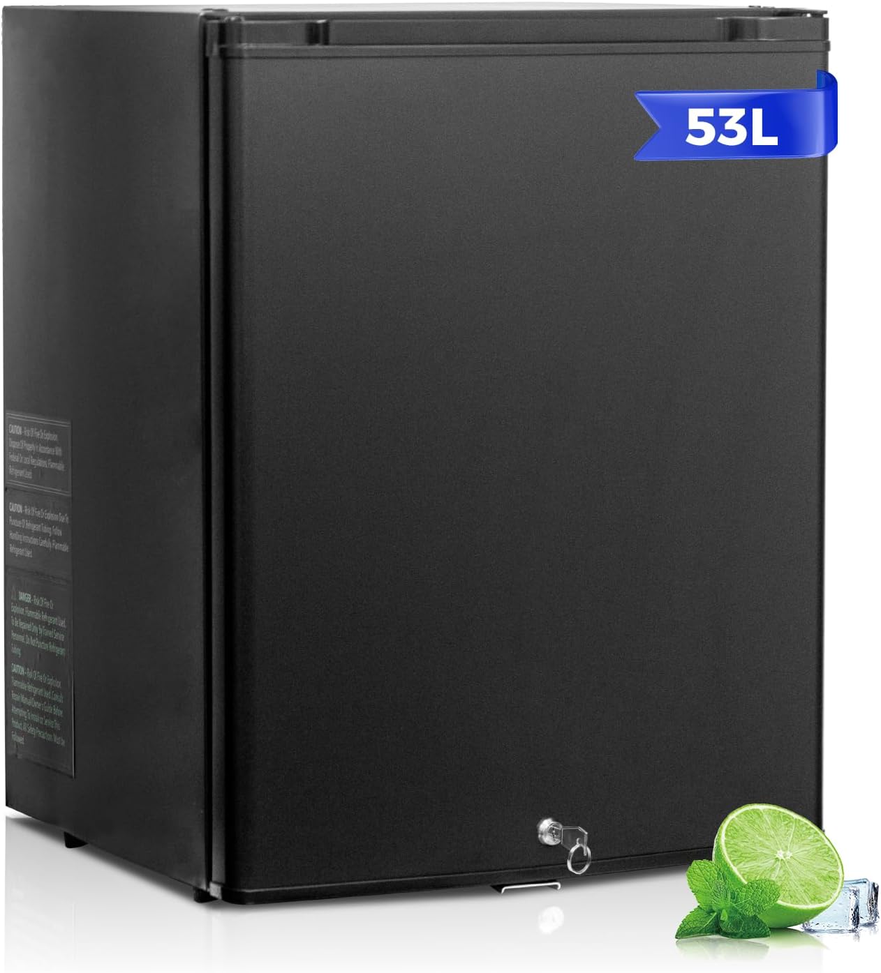 Smad - Frigo camping 53L - porte réversible, serrure, 12V/220V, silencieux