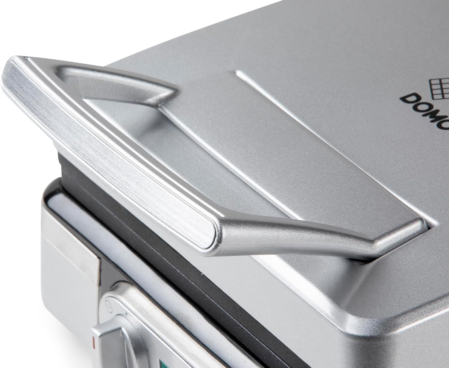 Domo - gaufrier minuterie - 4x7 cm - gaufres belges inox DO9149W