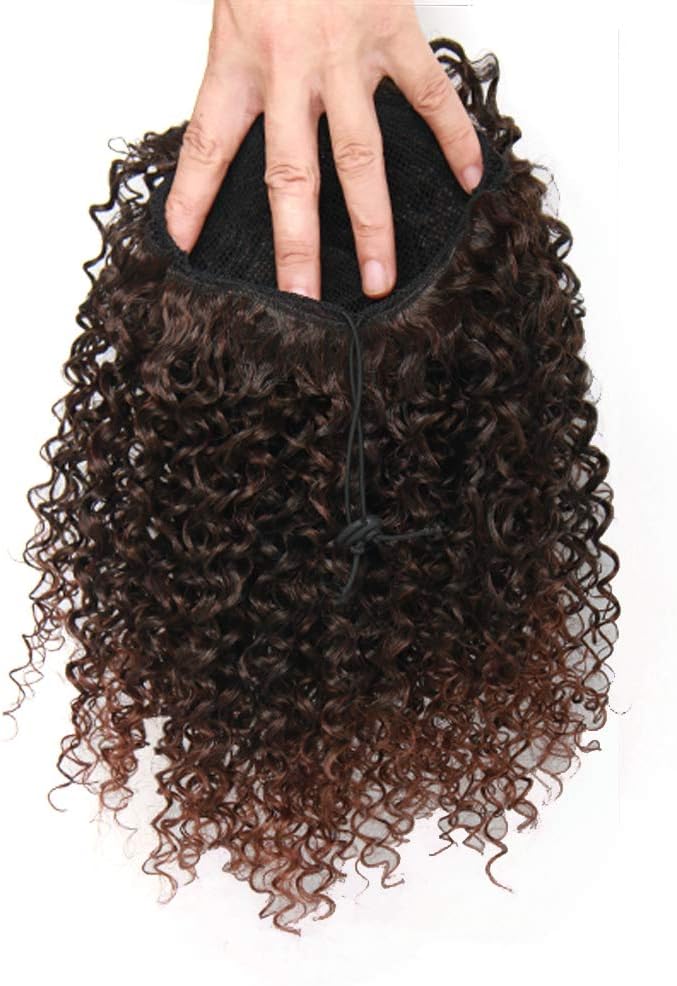 Extension de queue de cheval - bouclée courte - 12 pouces - couleur 1B/33#