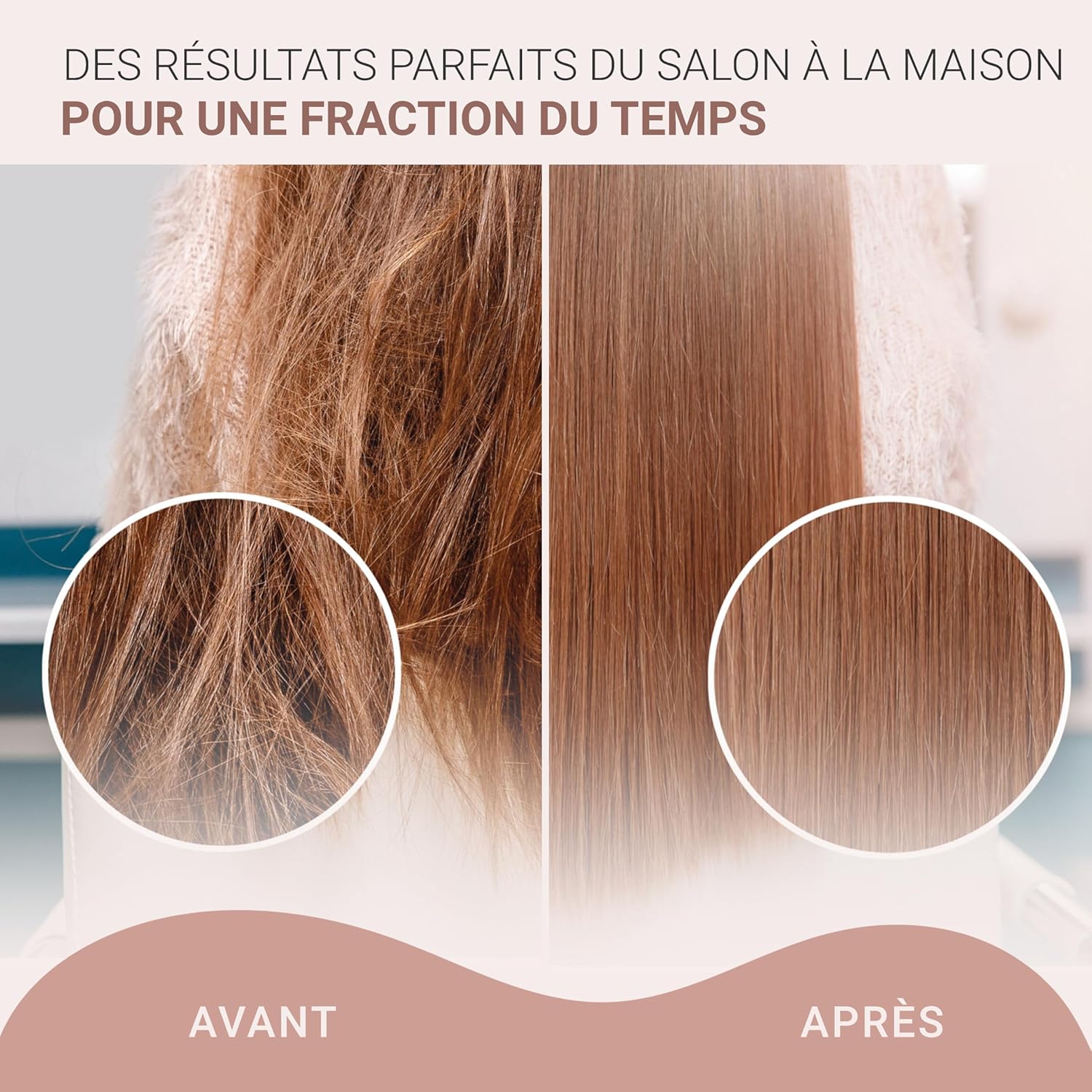 Golden Curl - Fer Lisseur Pro 2en1 - plaques 24mm - 5 ans garantie