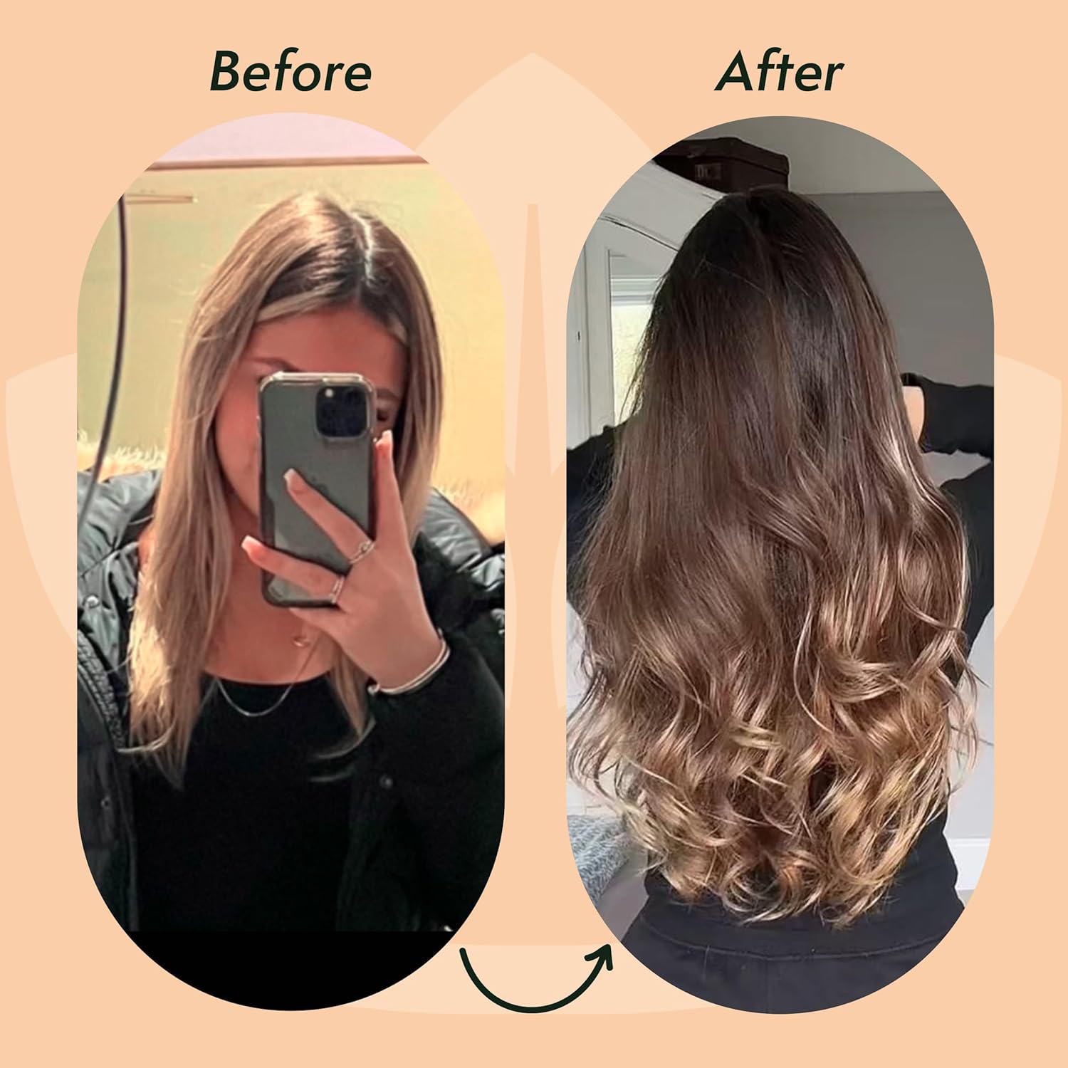 Nature Spell - Trio Croissance Cheveux - Shampooing, Après-shampooing, Huile - Hydratant, Nourrissant, Vegan, Sans sulfa