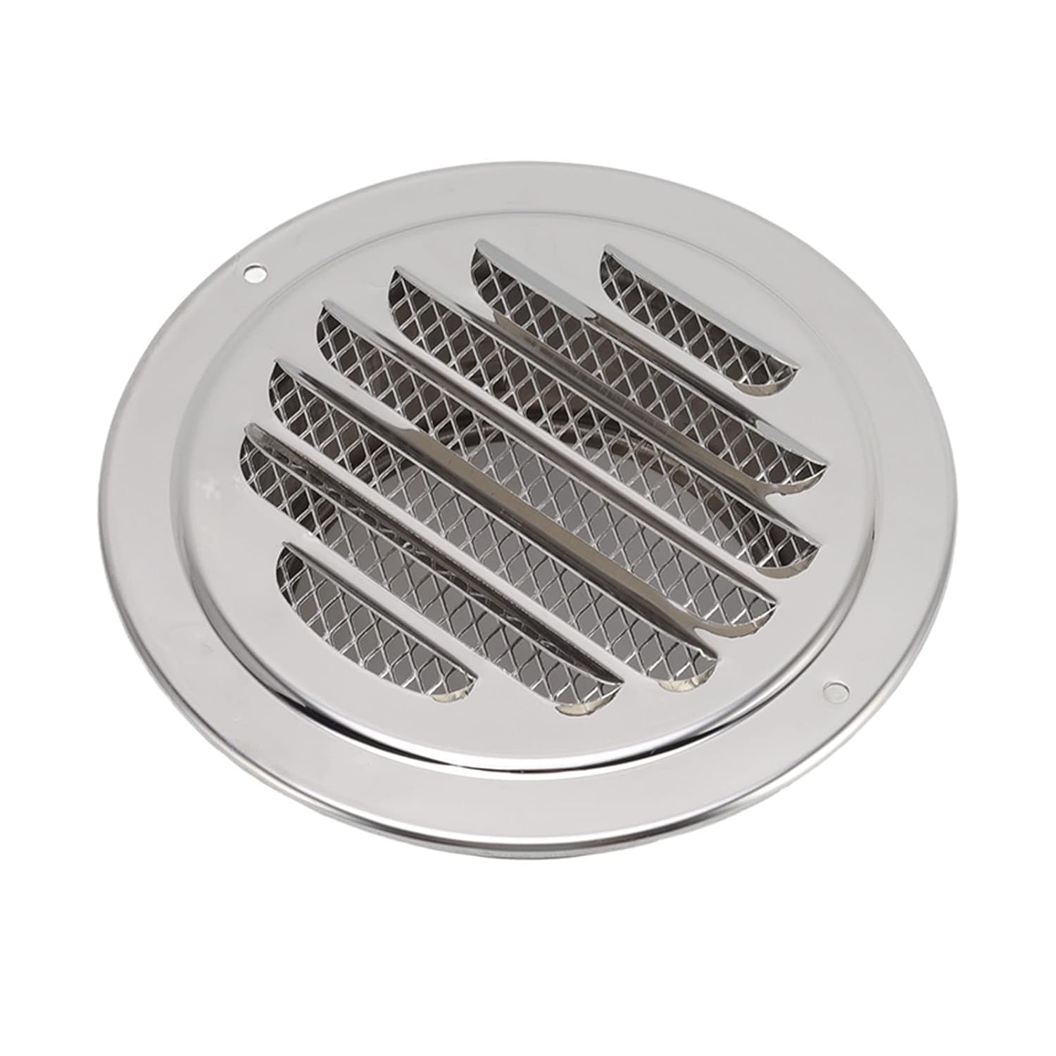 Grille de ventilation ronde inox 160mm, anti-corrosion, montage facile