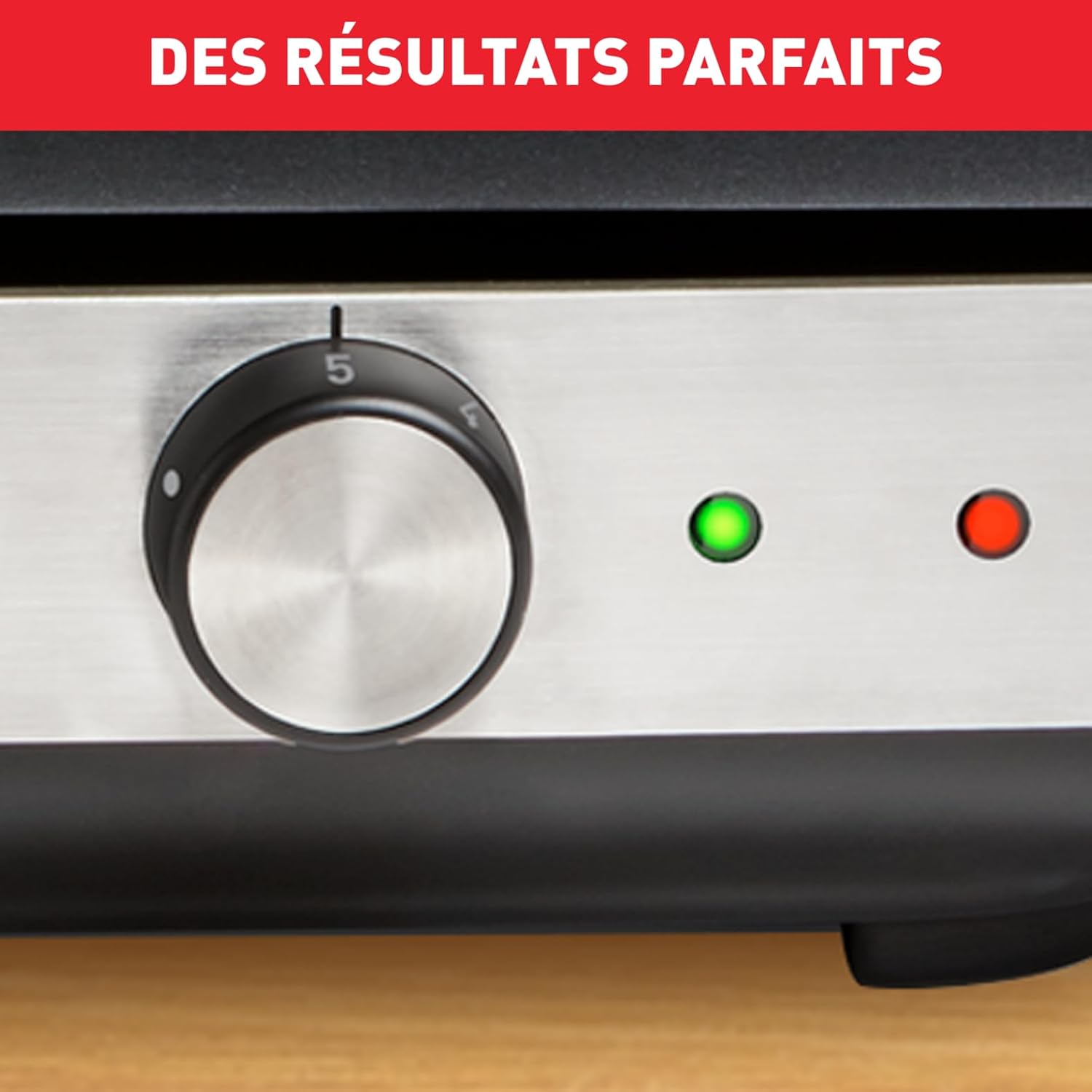 Tefal - Plancha Maxi inox XXL 10/12 pers, thermostat réglable, CB690D12