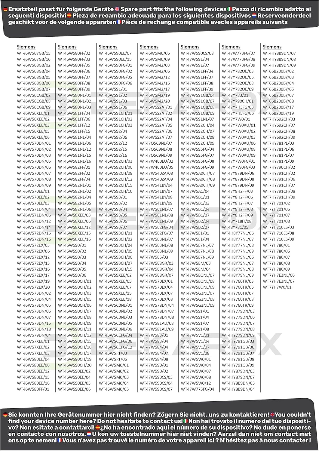 Bosch Siemens - série Avantixx iQ300-700 - clapet entretien 6 vis - pour échangeur de chaleur 00646776