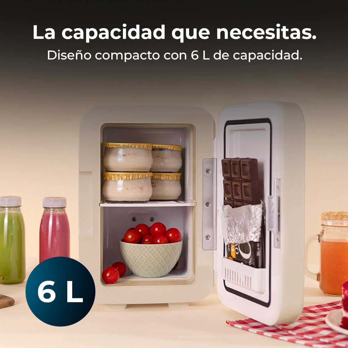 Cecotec - Bolero MiniCooling 6L - compact - 6L, 12-220V, chaud/froid, 5 à 65°C