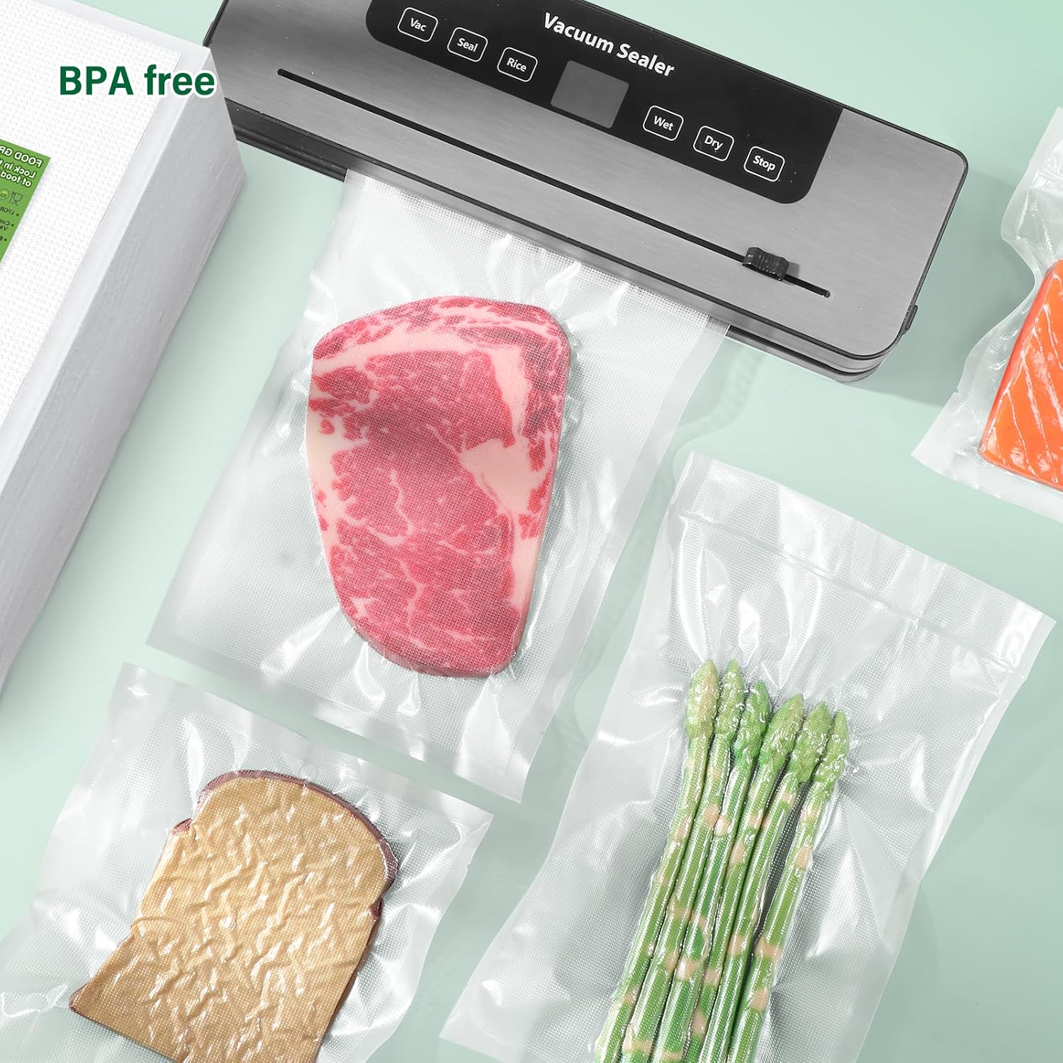 Oderra - Sacs Sous Vide Série 100 - 20x30 cm - Conservation et Congélation