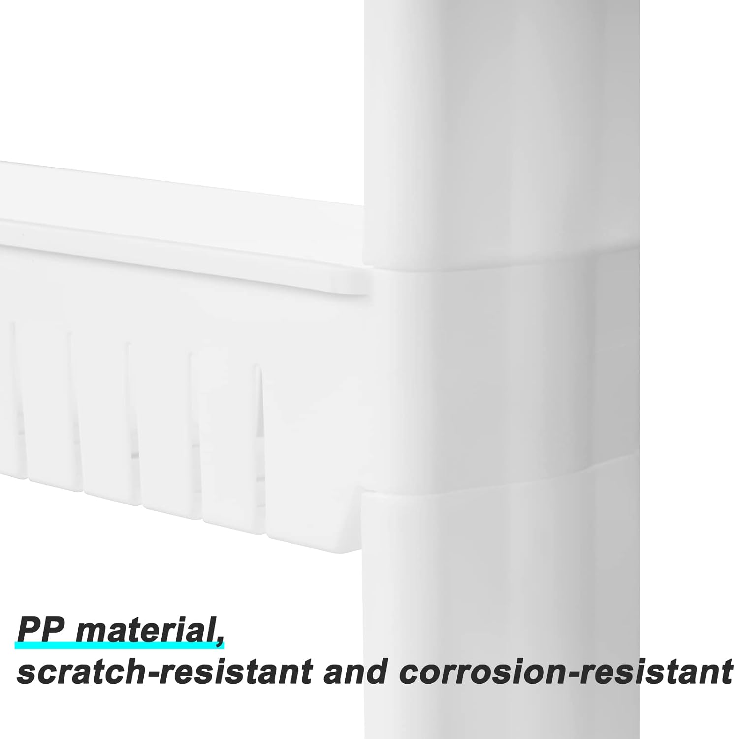 WOLTU - Desserte cuisine 4 niveaux, 13x54x102cm, roulettes, RGB36ws