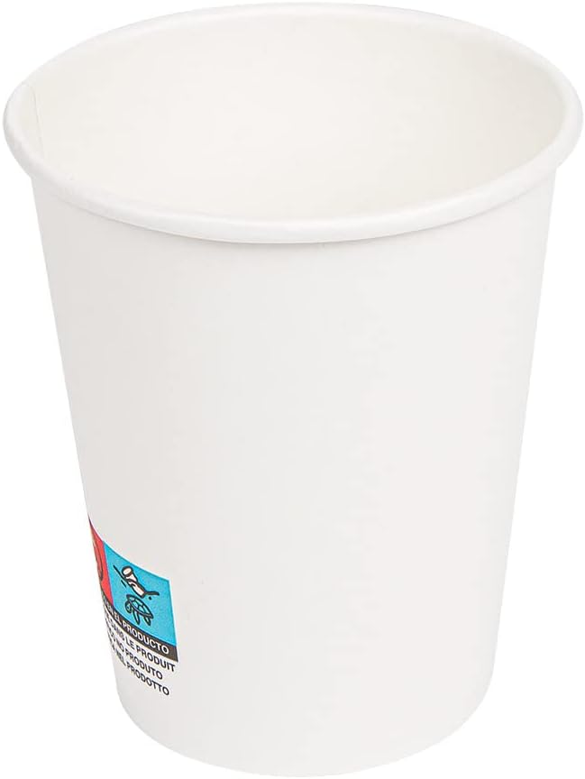 García de Pou - Gobelets à café 240 ml - 1 paroi, blanc, carton - 280plus18Pe