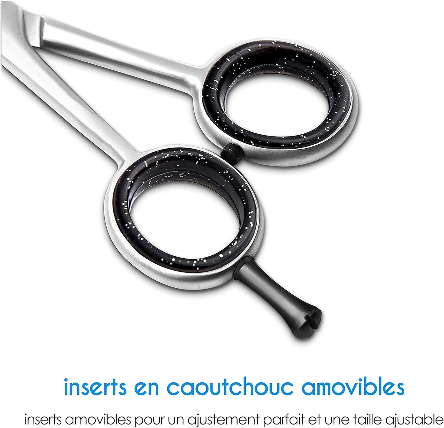 Candure - ciseaux de coiffure pro 6.5'' - inox, coupe précise