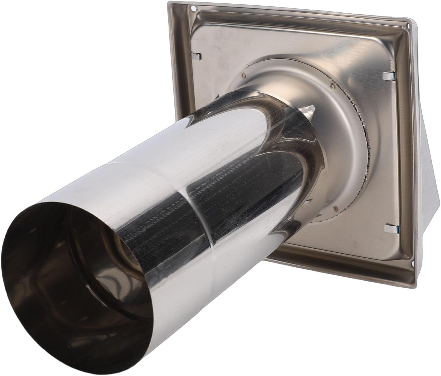 Fafeicy - évent mural inox avec amortisseur, 6 pouces, cuisine et salle de bain