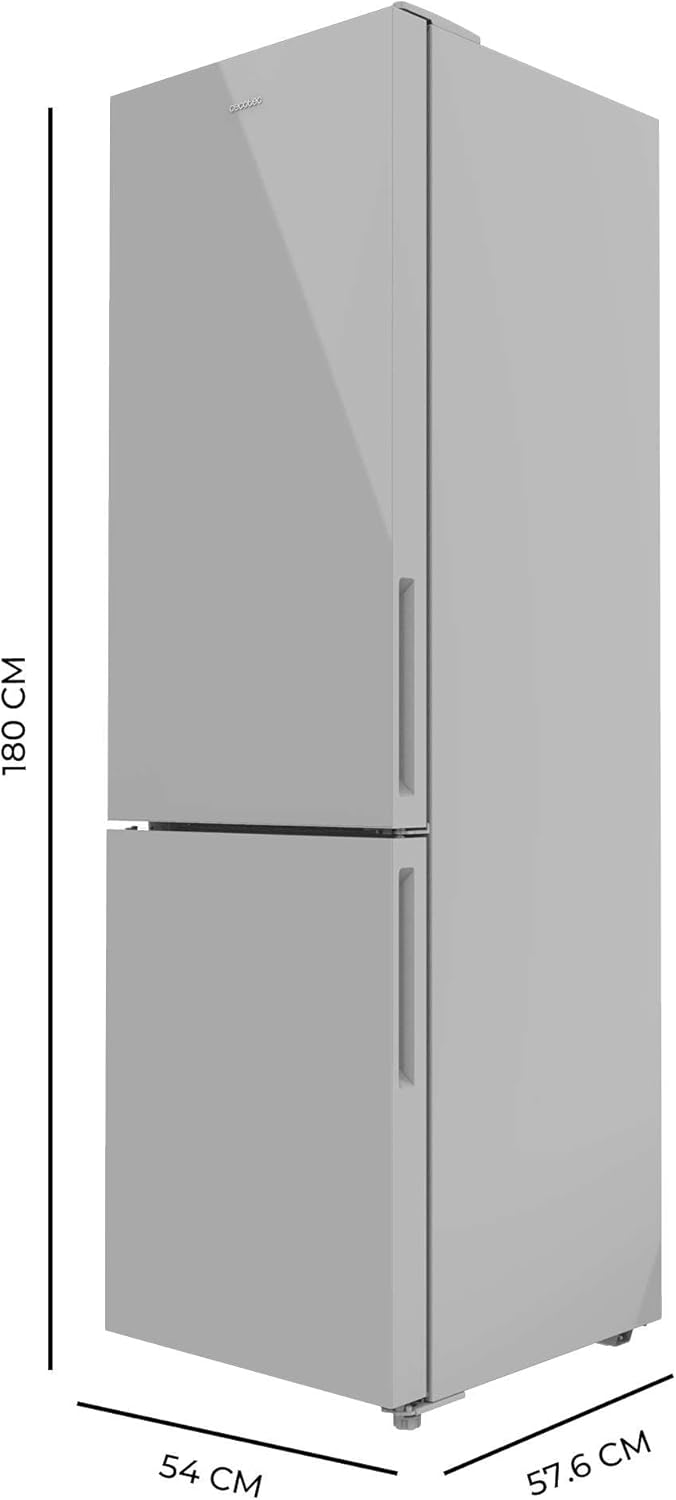 Cecotec - Bolero CoolMarket Combi 250 - 250L - No Frost, Inverter, porte réversible, alarme de porte