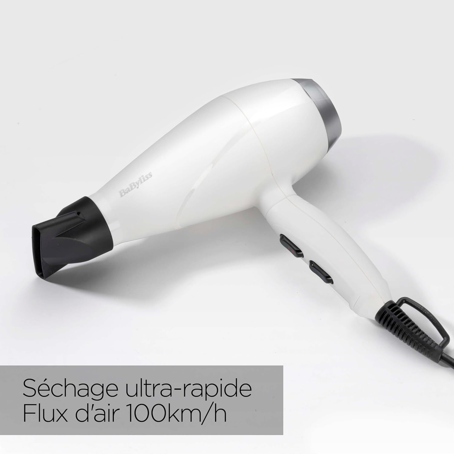 BaByliss - Speed Pro 2000 - léger, 2000W, ionique, moteur AC - 6704WE