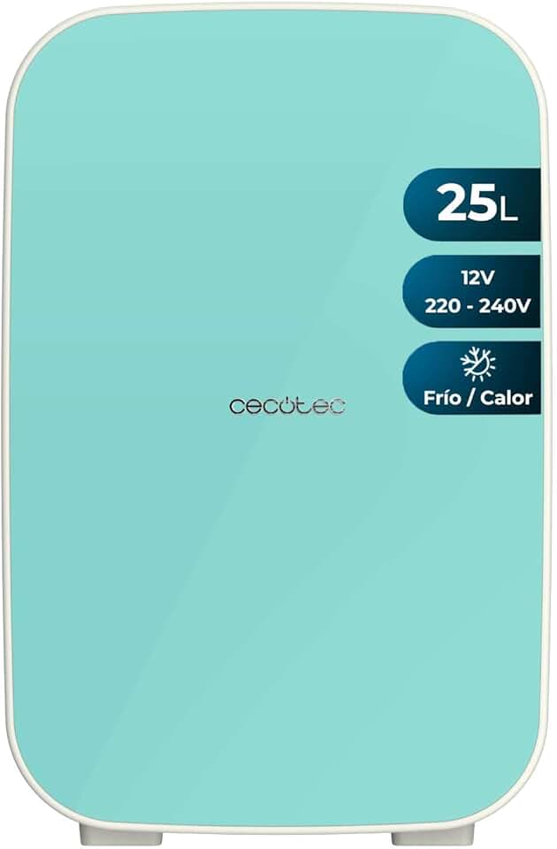 Cecotec - Bolero MiniCooling 25L - compact, 12V/220V, chauffe/refroidit