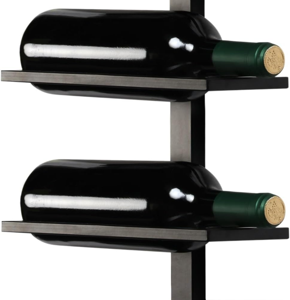 Yaheetech - étagère à vin mural - 126 cm - métal, 10 bouteilles