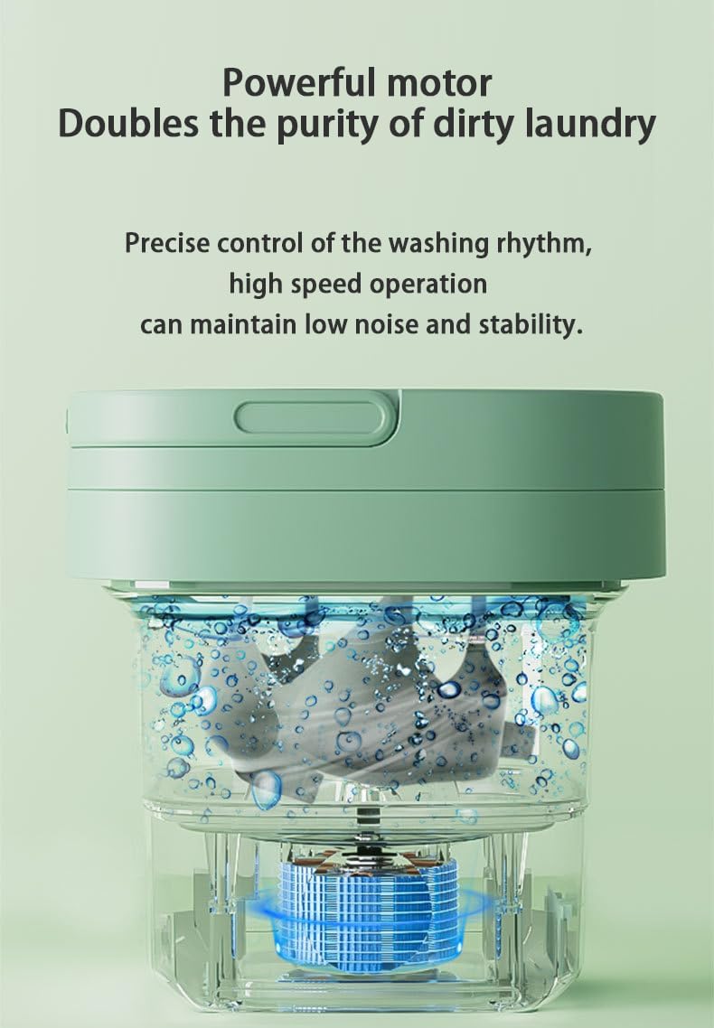 Machine à laver portable 12L - compacte, mini, idéale bébé et voyage