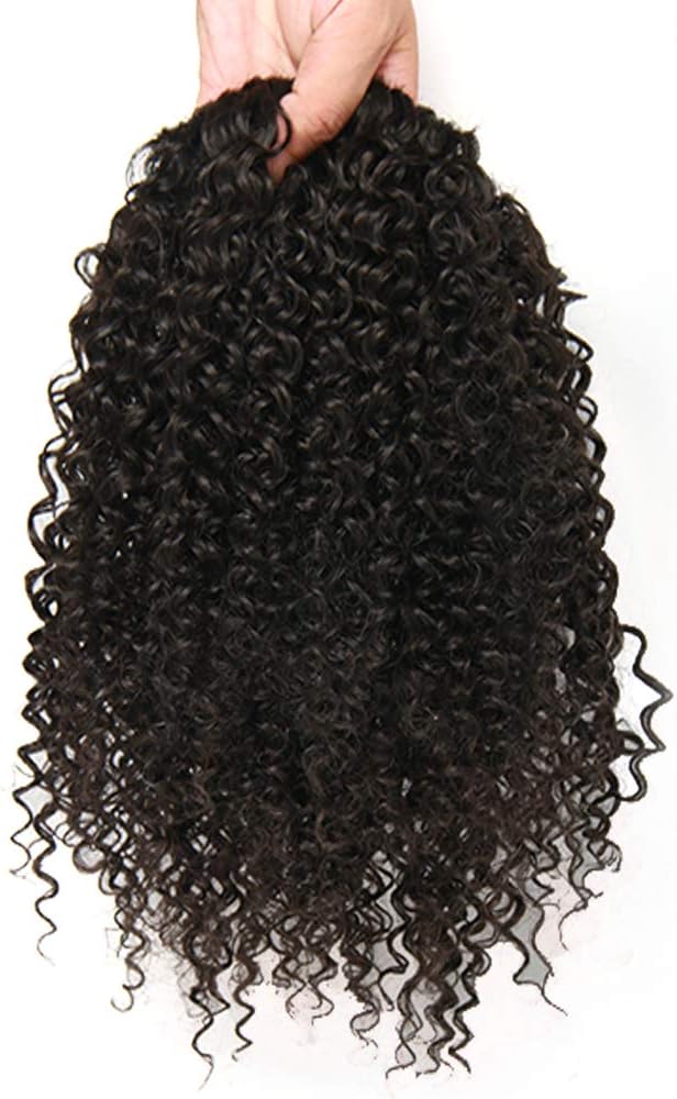 Extension queue cheval afro-américaine - bouclée - 12 pouces - cheveux courts