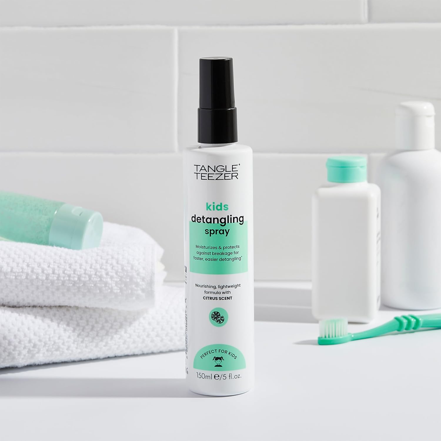 Tangle Teezer - Spray Démêlant Enfant - lot de 2 - parfum agrumes, végan, anti-nœuds, sans cruauté
