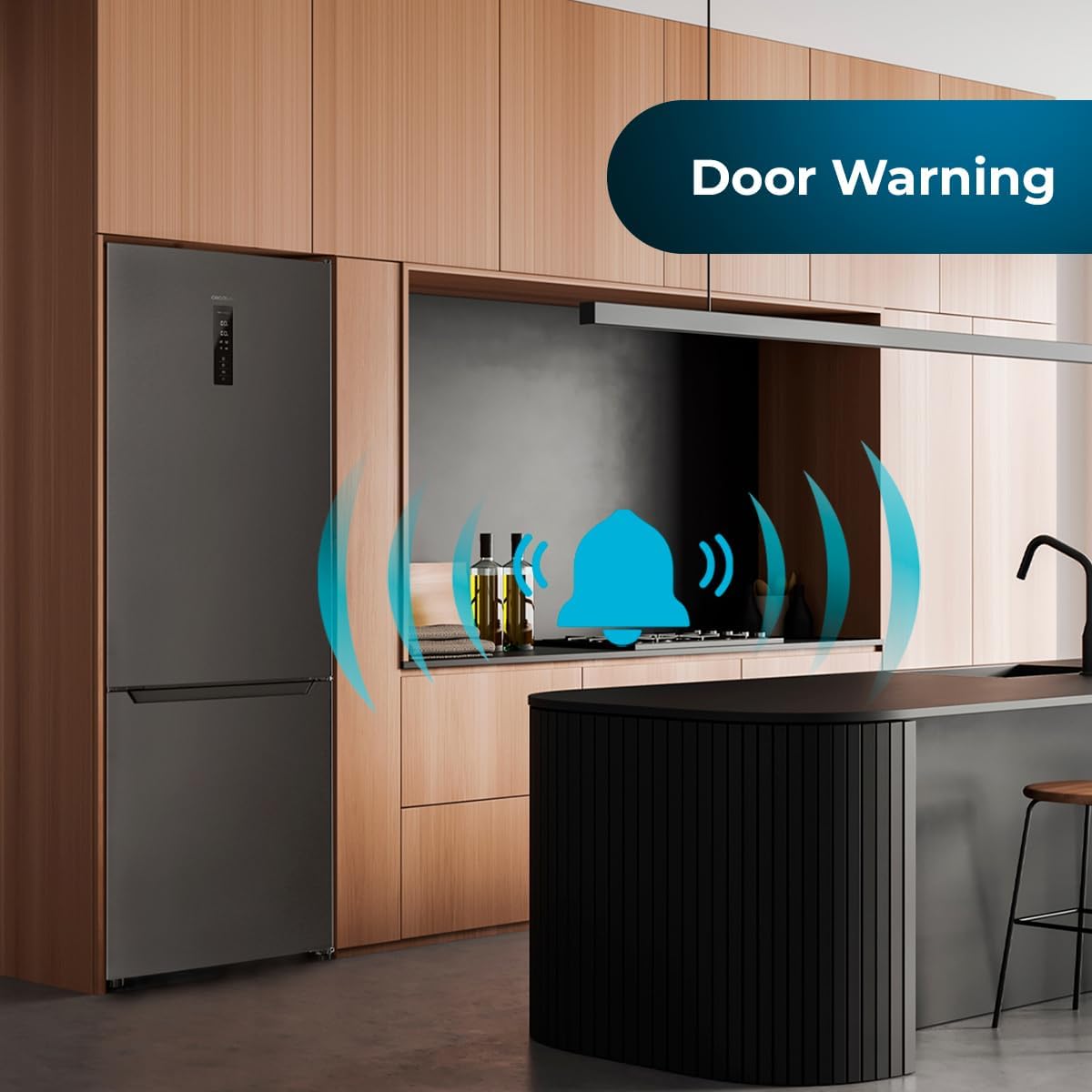 Cecotec - Bolero CoolMarket Combi - 200x60cm - 356L, No Frost, Multi Air Flow, basse conso