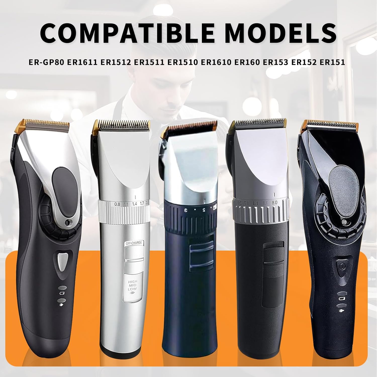 Lame de remplacement tondeuse cheveux - pour Panasonic séries ER - haute précision WER9902