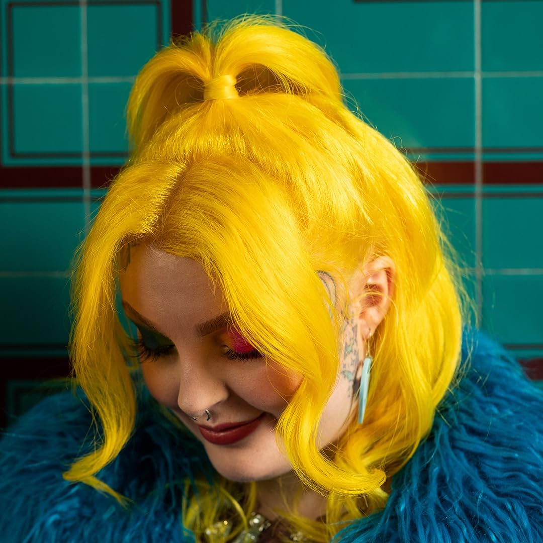 Crazy Color - Coloration Canary Yellow Série - 100ml crème, jaune intense, No49