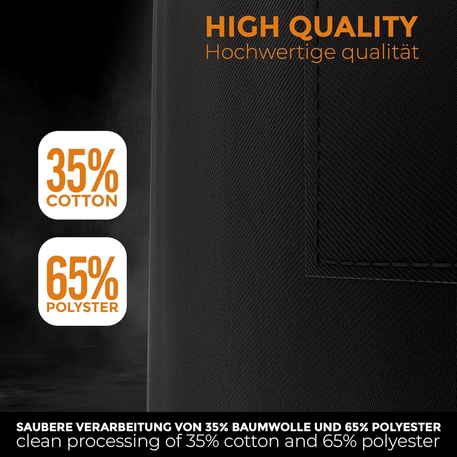 LEFUNDA - tablier cuisine étanche 3 poches, réglable longues lanières