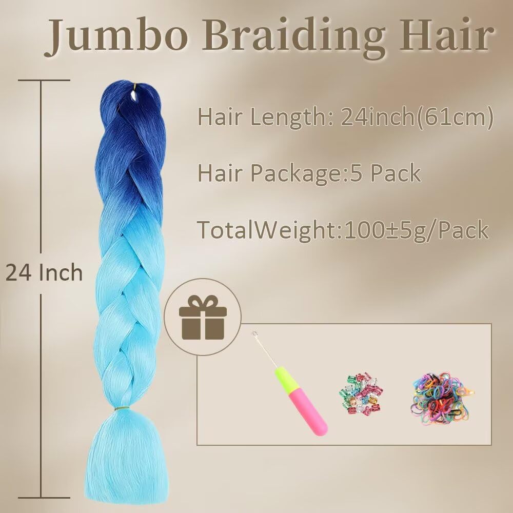 ShowJarlly - Tresse Jumbo Ombre, 24