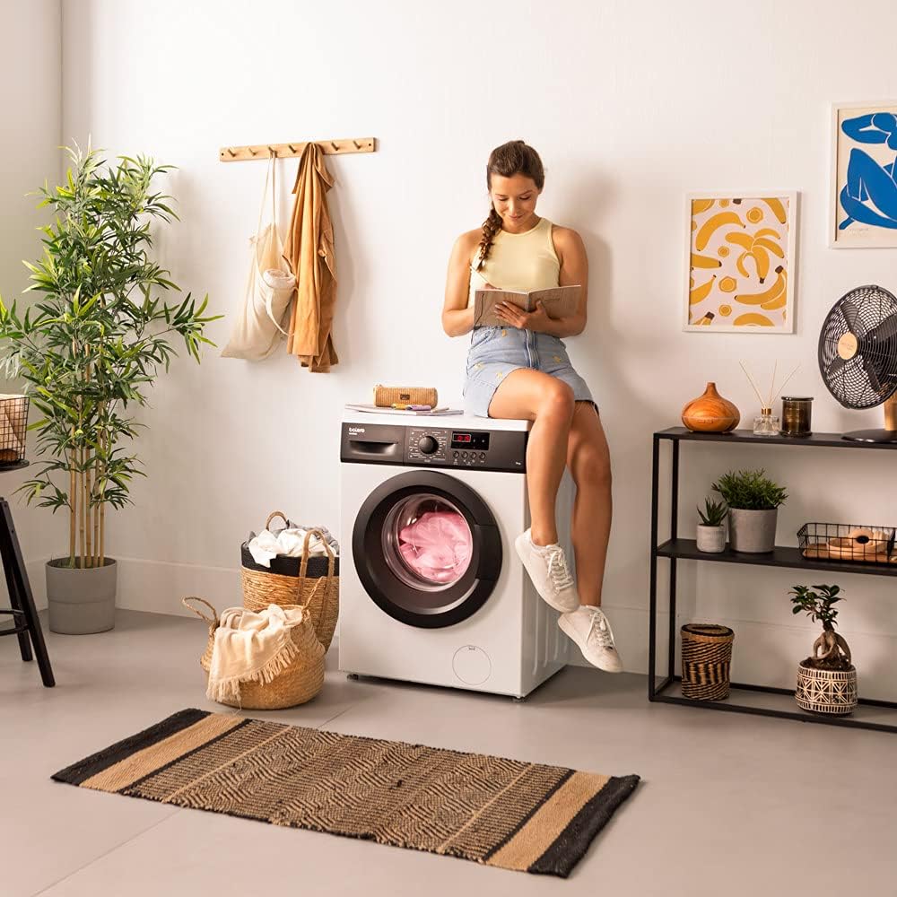 Cecotec - Lavadora Bolero DressCode - 6 kg - 8 programas, LED, DelayStart - 6000N