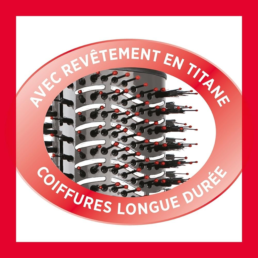 Revlon - Salon One-Step Titane - sèche-cheveux volumisant, adaptateur inclus - RVDR5279UKE