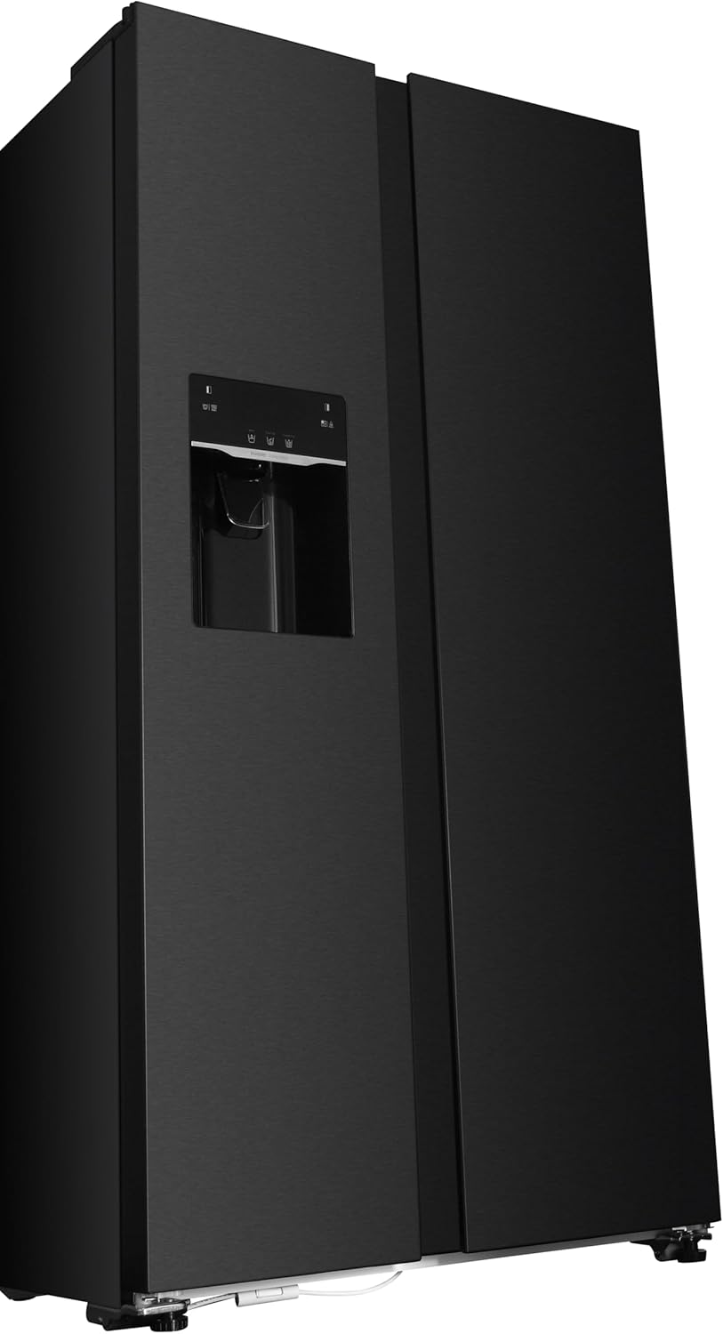 GEDTECH - Réfrigérateur Side by Side 513L, eau et glaçons, GSBSA513DX