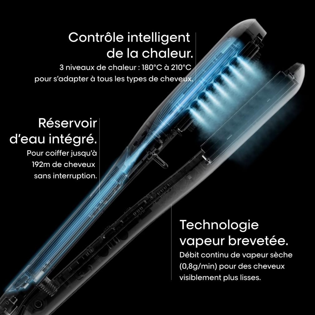 L'Oréal Professionnel - Steampod 3 - lisseur vapeur, céramique, 2-en-1, tous cheveux