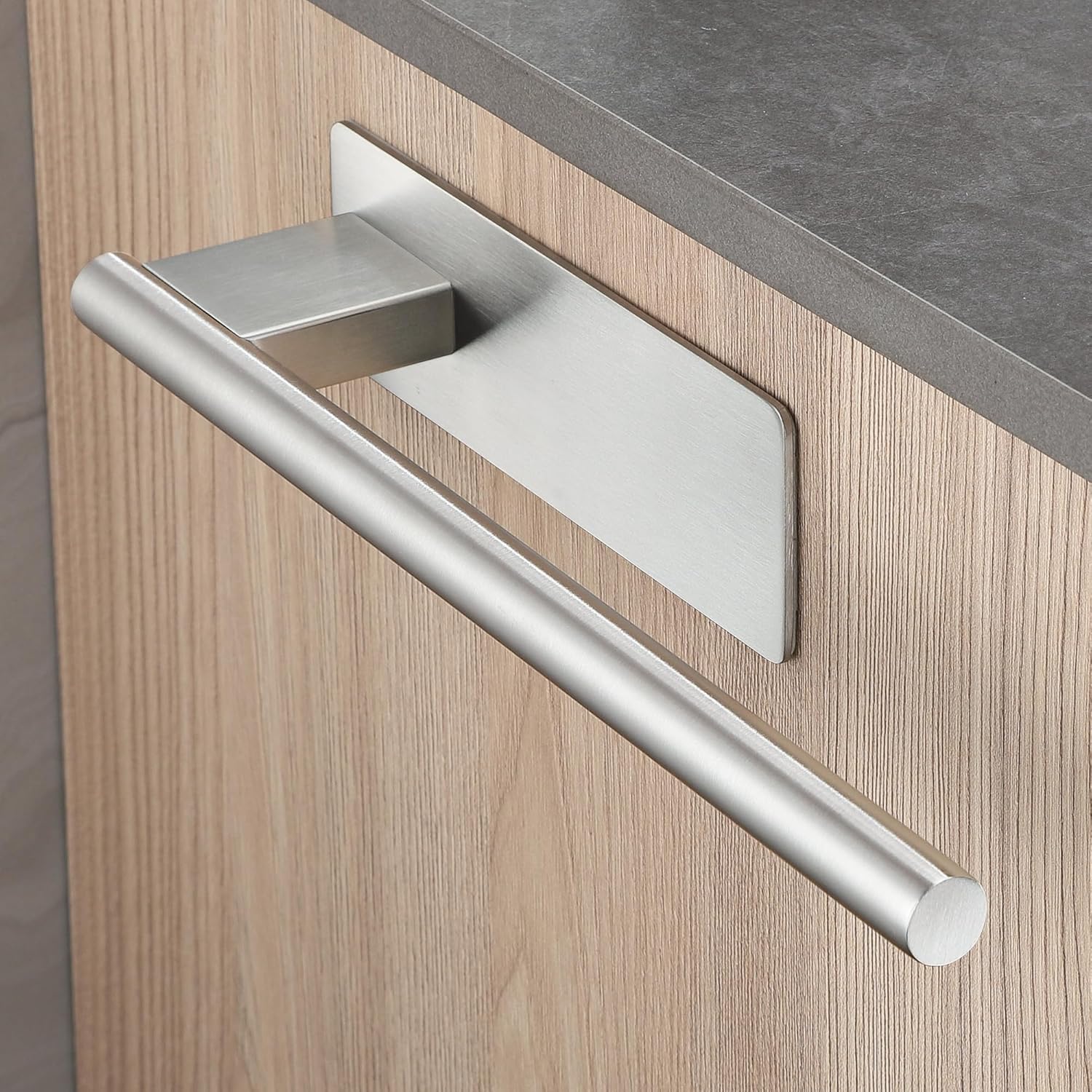 Porte-serviettes salle de bain - inox 304 - adhésif, sans perçage