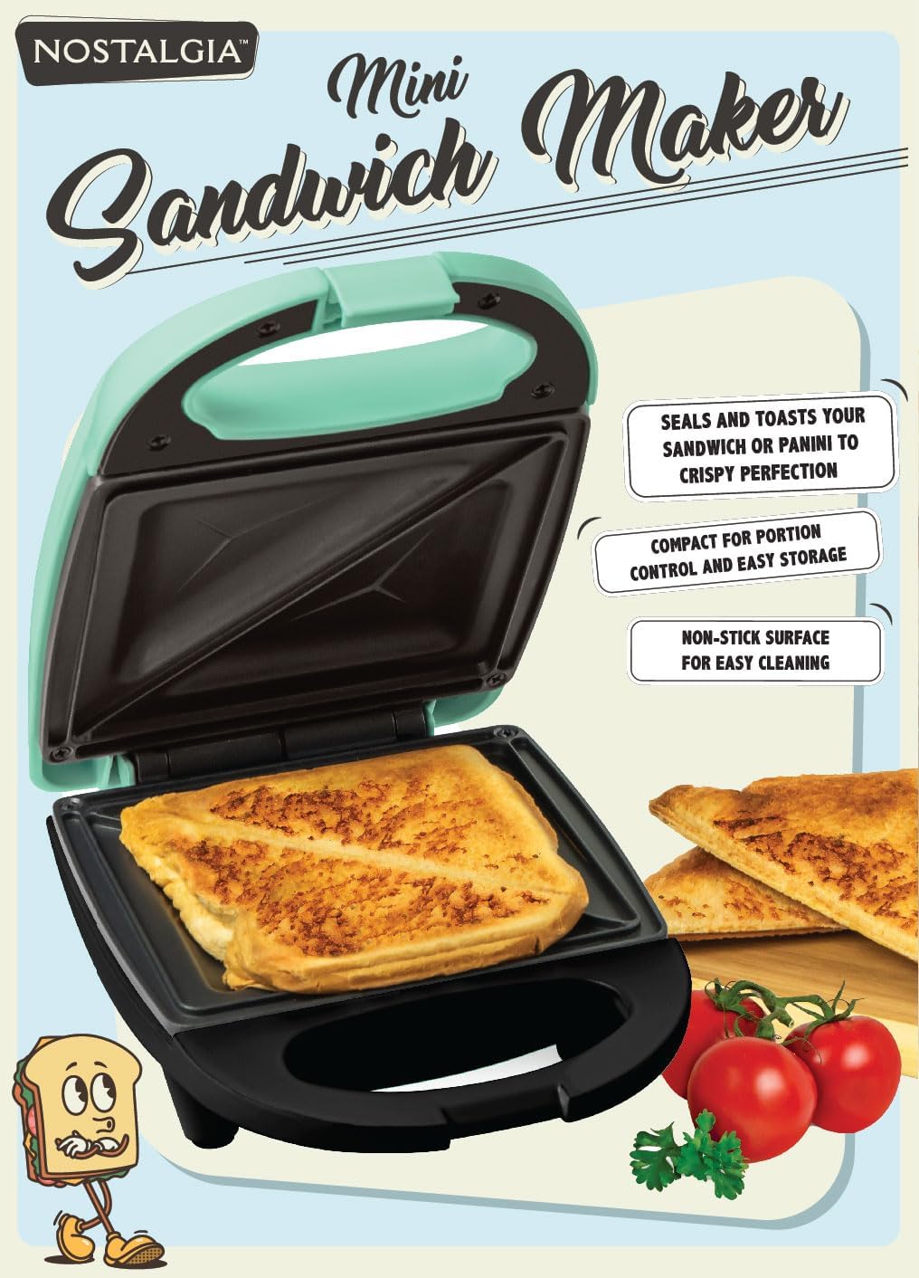 Nostalgia - MyMini série - mini format - 2 compartiments, vert menthe, MSAND5MG